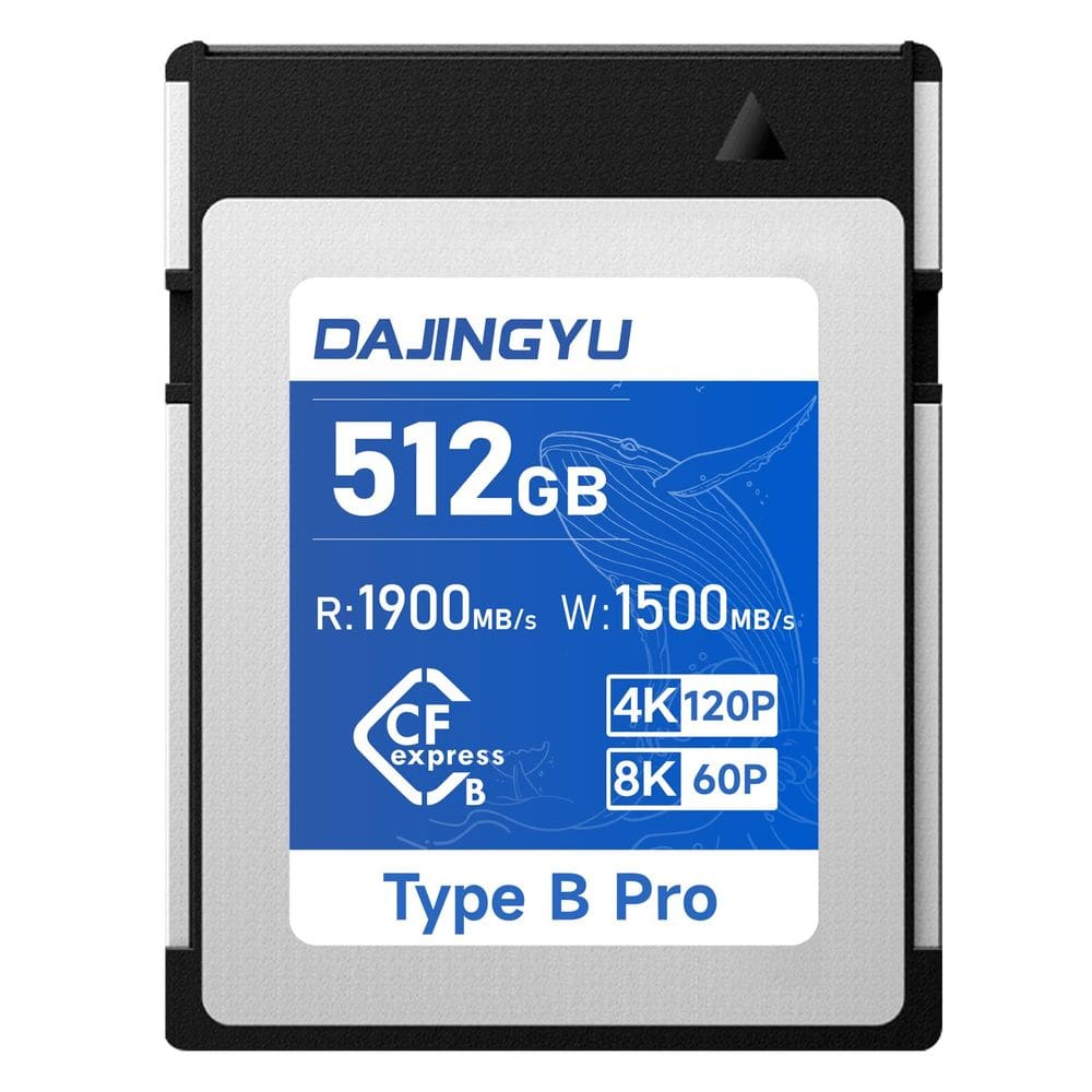 Cartão de memória CFexpress Tipo B 512GB VPG400 1900/1500MB/s