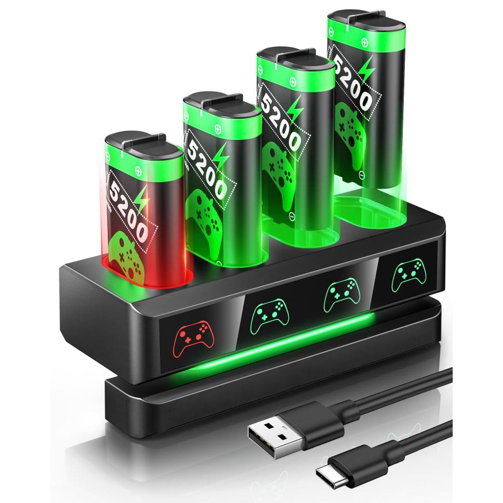 Pacote de bateria recarregável e carregador para Xbox One/Xbox Series