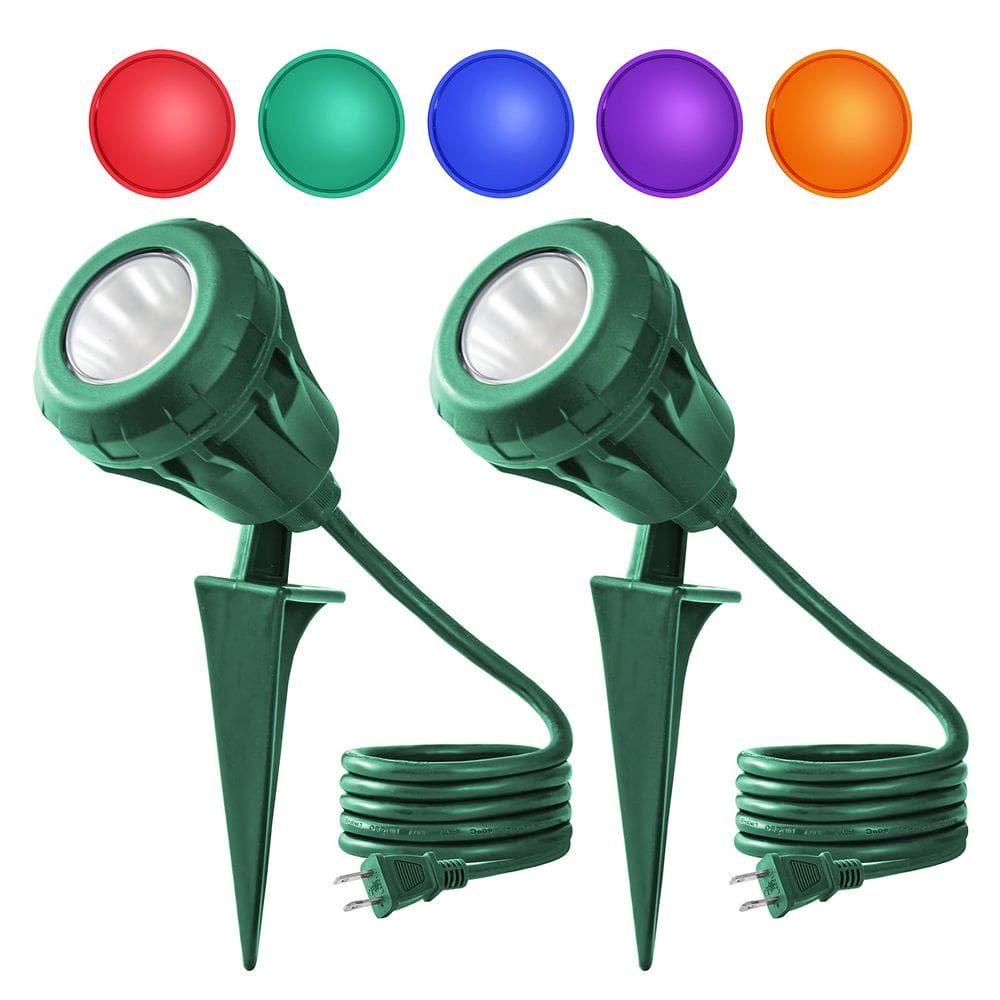Refletor LED de Natal QITIM 800LM à prova d`água, pacote com 2