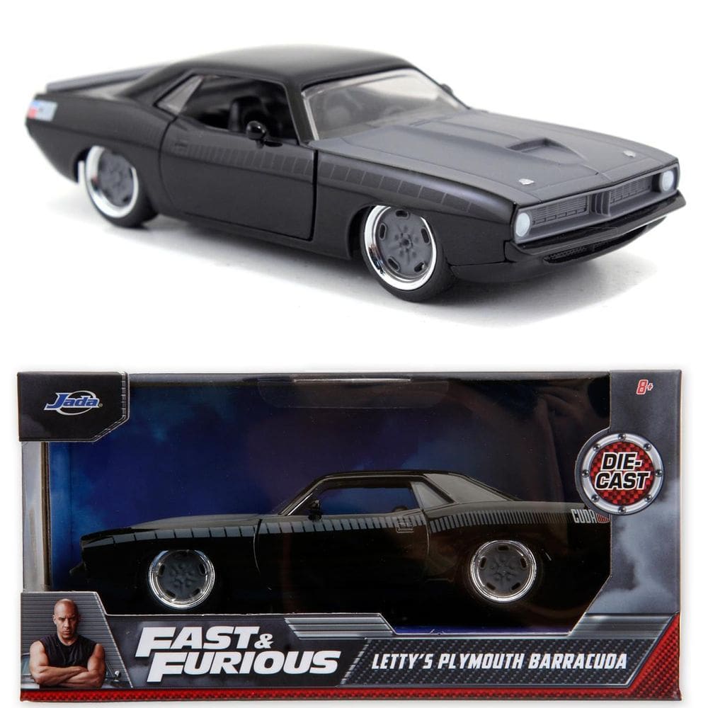 Carro Miniatura Velozes E Furiosos 1:32 Plymouth Barracuda