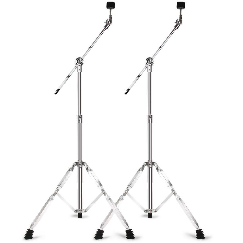 Suporte para pratos Seteol Boom, pacote com 2, ajustável para hardware de bateria