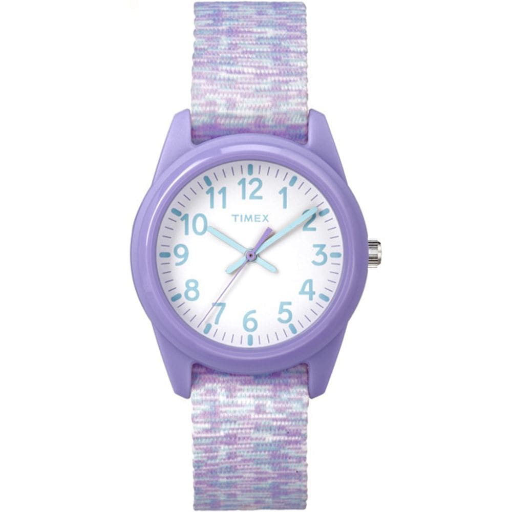 Relógio Timex Girls Time Machines roxo/branco Sport TW7C12200
