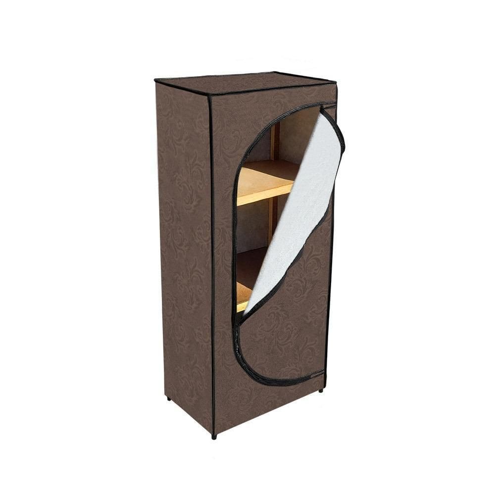 Sapateira Zíper Organizadora Calçados Courino Corsa - Marrom