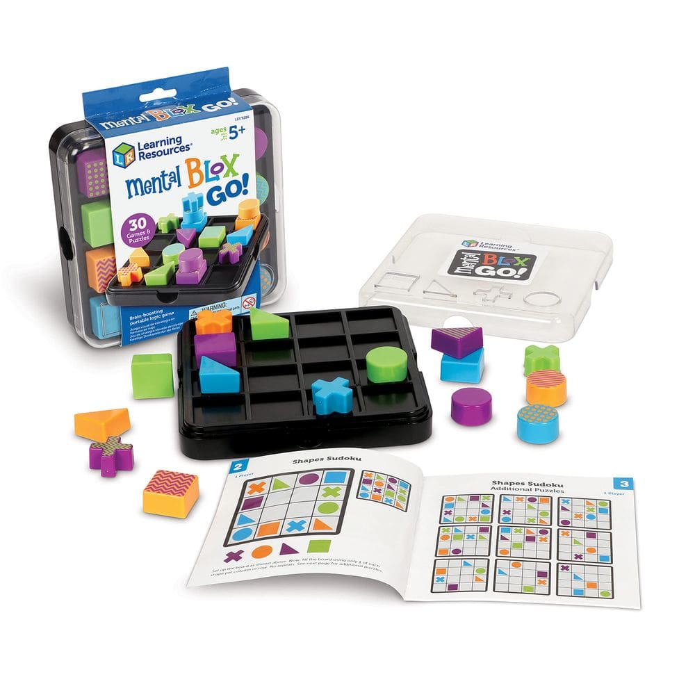 Recursos de aprendizagem de jogos Mental Blox Go! 30 jogos de 5 anos ou mais