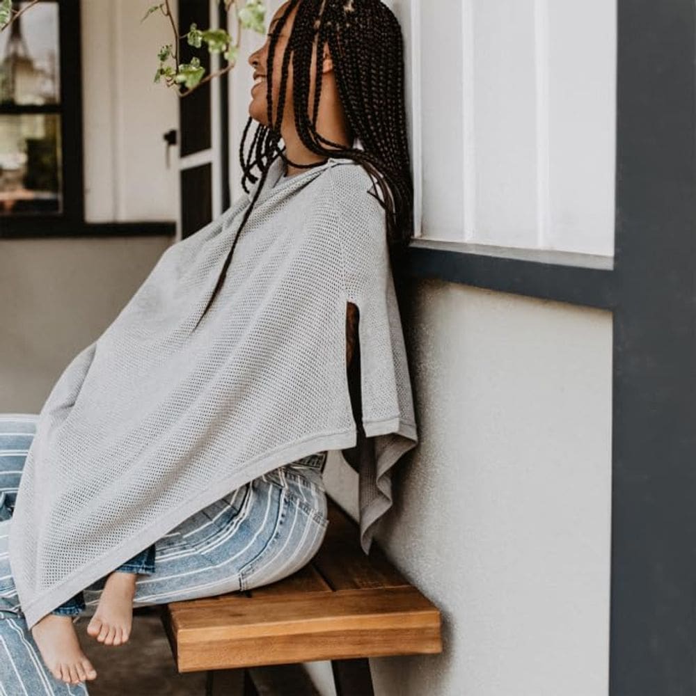 Capa de amamentação Cocoon The Cocoon Grey Plus Size