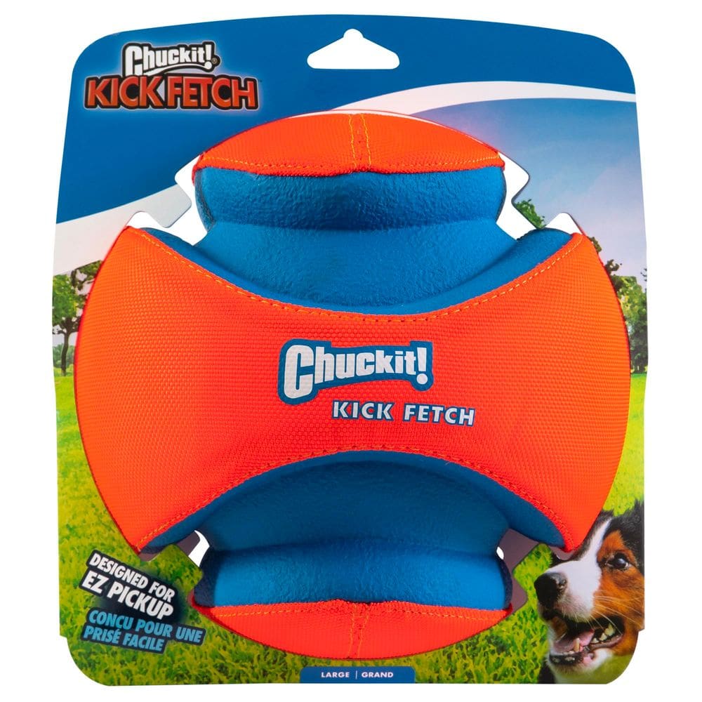 Brinquedo para cães Chuckit Kick Fetch Ball Large para pais de animais de estimação