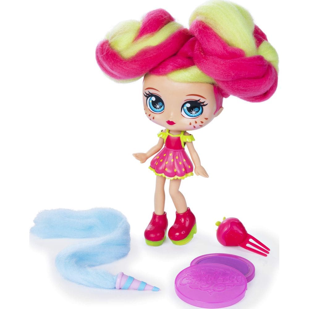 Boneca colecionável Candylocks Straw Mary com acessórios de 18 cm