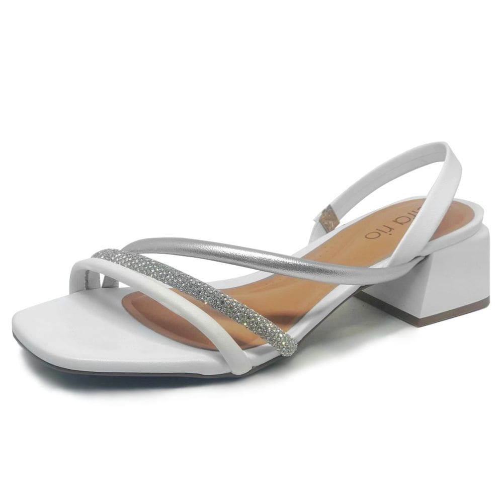 Sandalia Feminina Salto Bloco Baixo Beira Rio 8423.217