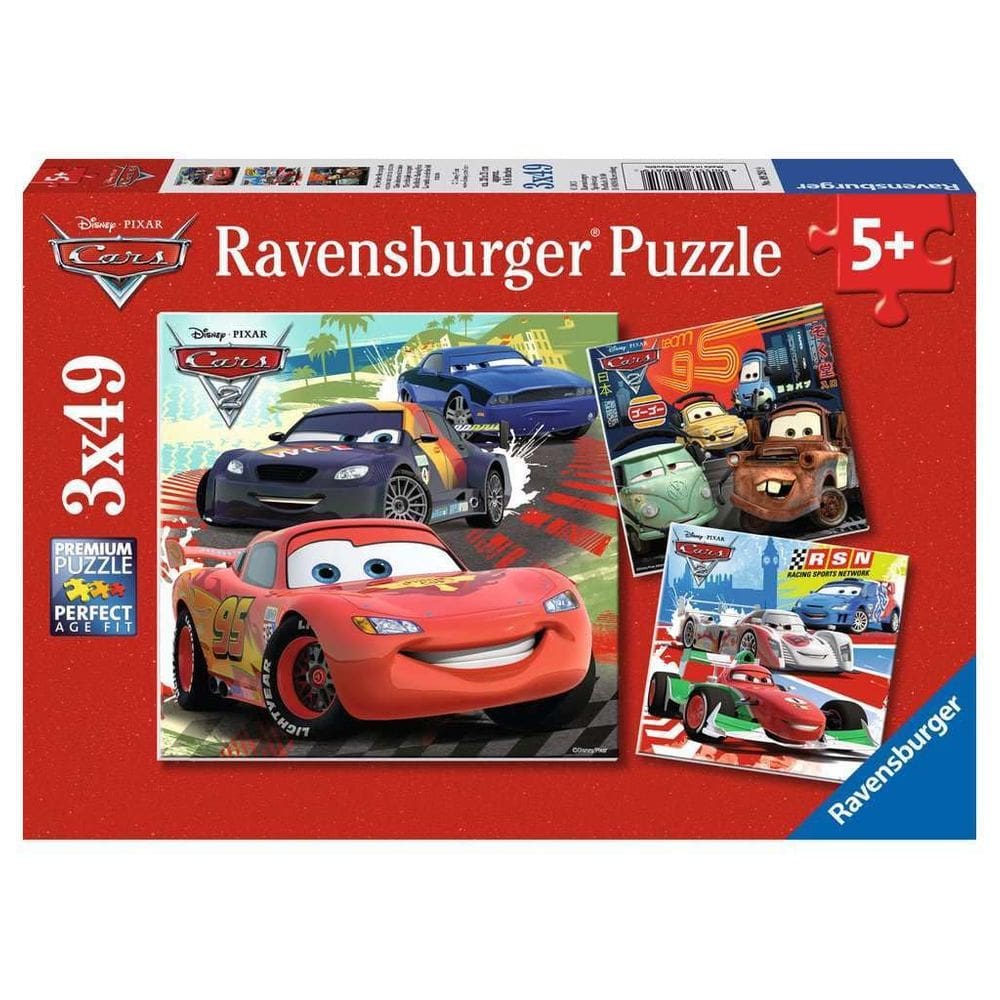 Quebra-cabeça Ravensburger Disney Cars Worldwide Racing Fun