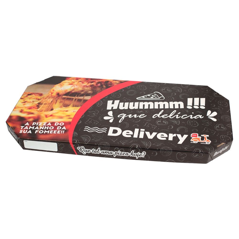Caixa De Pizza Trem 70x34,5x04 Com 25 Unidades