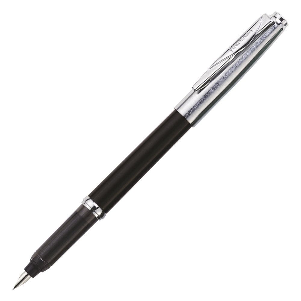 Caneta Tinteiro Pierre Cardin Penomatic Preta C/Cromado F