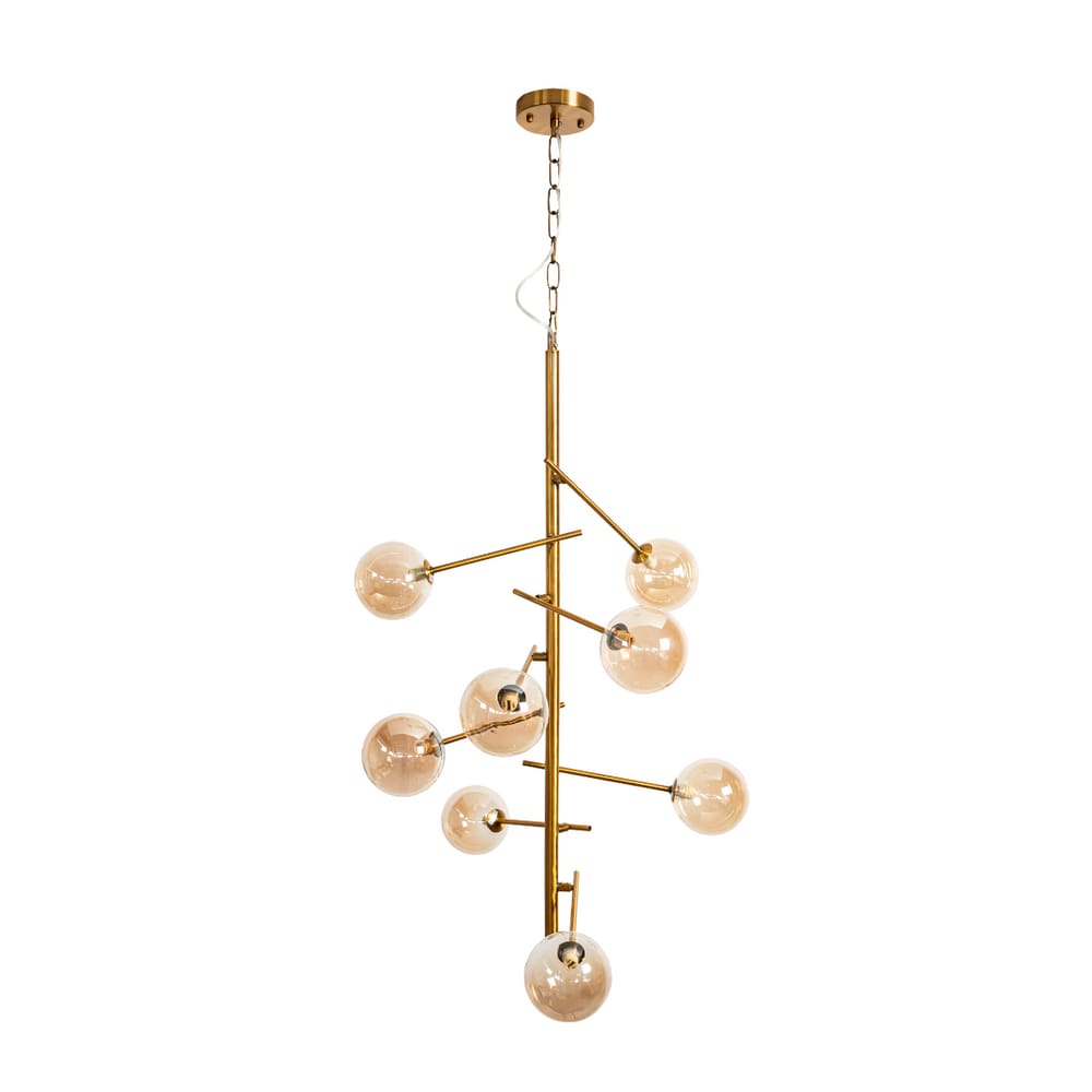 Lustre Pendente grande para 8 Lâmpadas G9