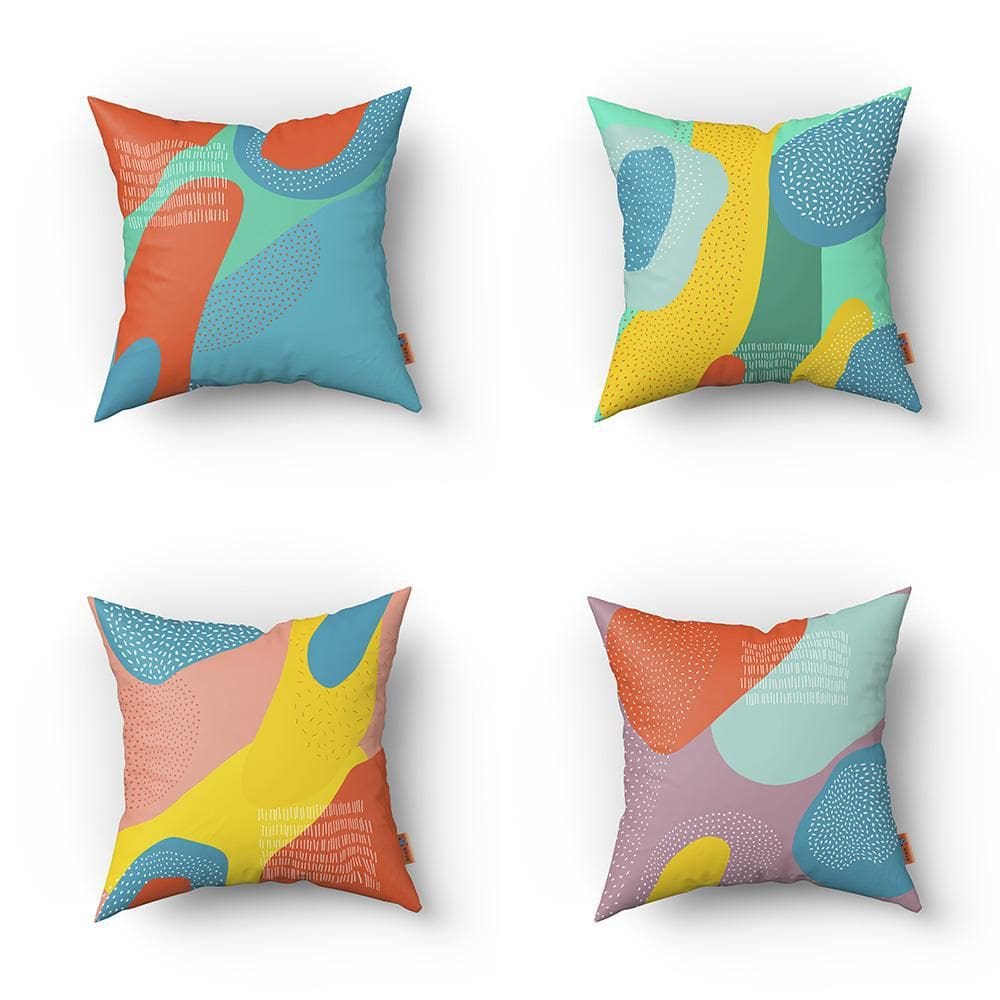 Kit Almofadas Decorativas Estampadas 35X35Cm 243