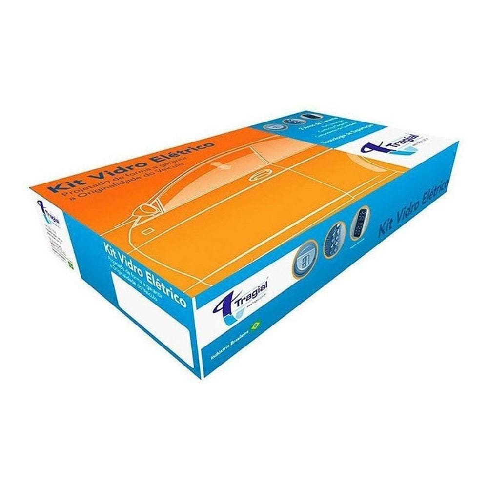 Kit Vidro Elétrico Tragial Nova Strada 2 E 4 Portas Dianteir