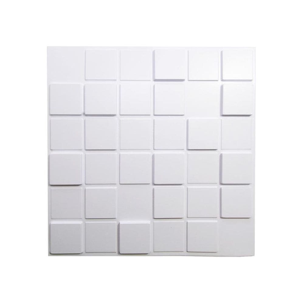 Kit 30 Placas Revestimento De Parede Pvc 3D Relevo Pixels