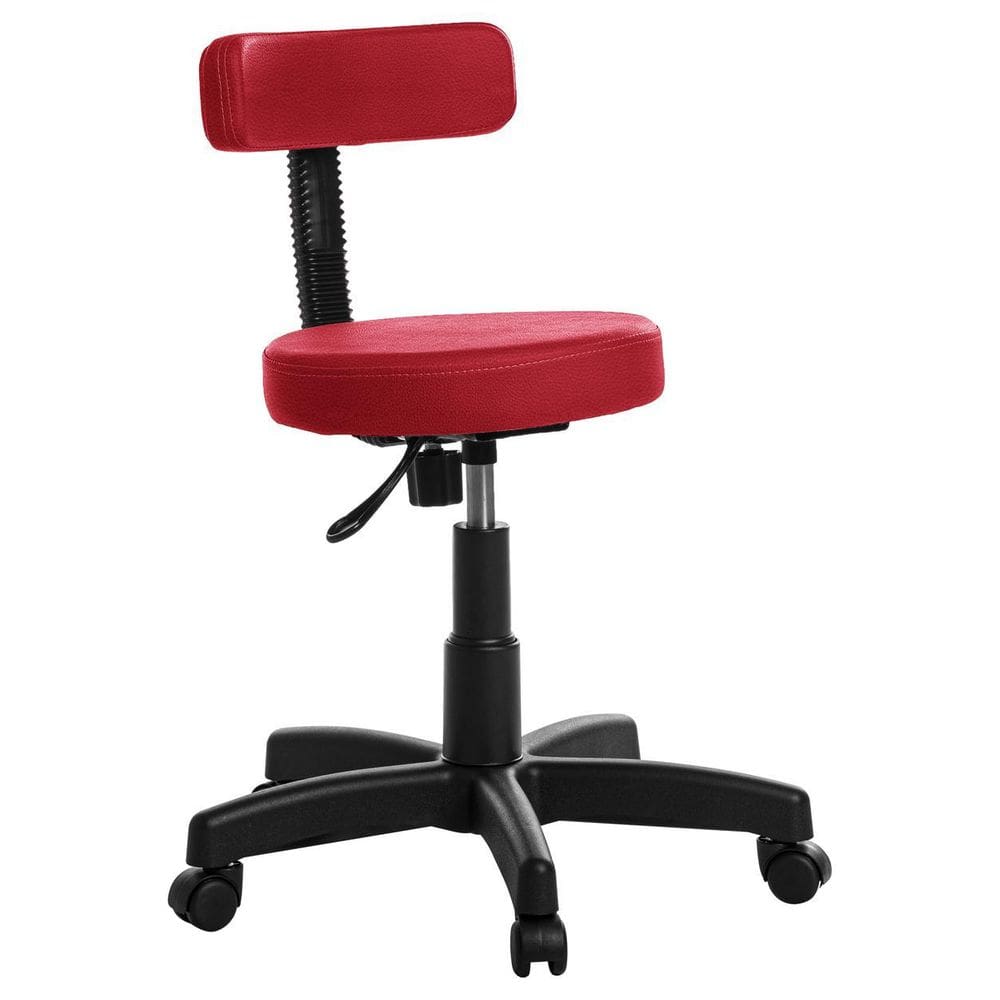 Cadeira Mocho Estética Clinica Tatuador Rv Vermelho