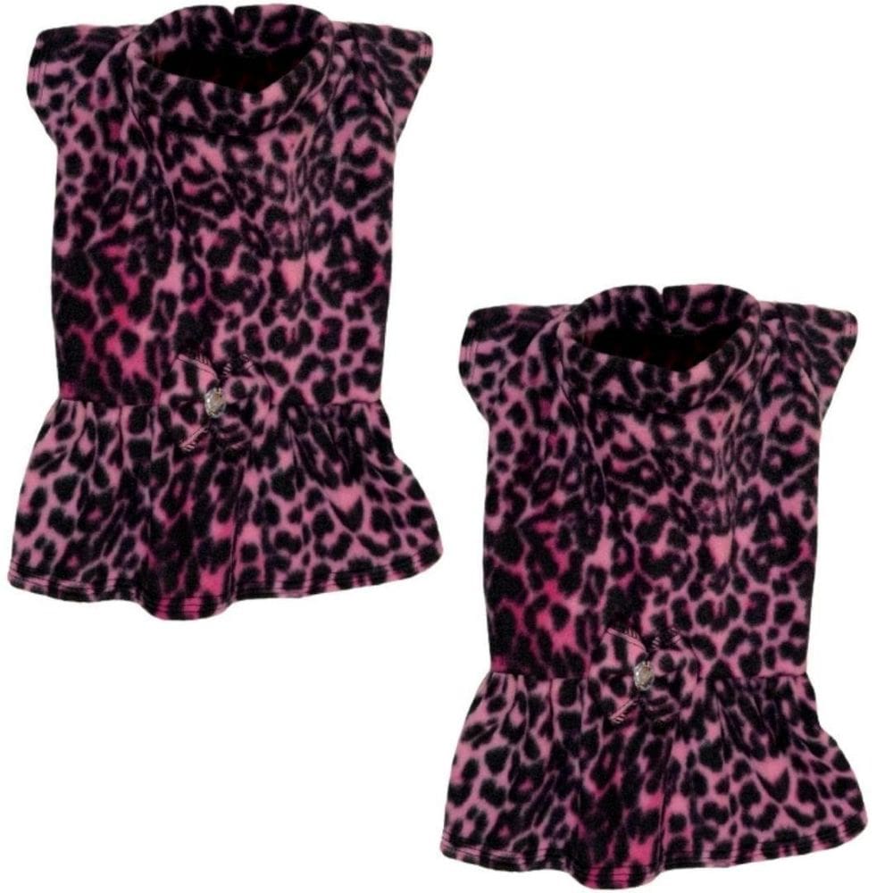 Kit 2 Roupas De Inverno Para Cães E Gatos - Vestidos Soft Pp