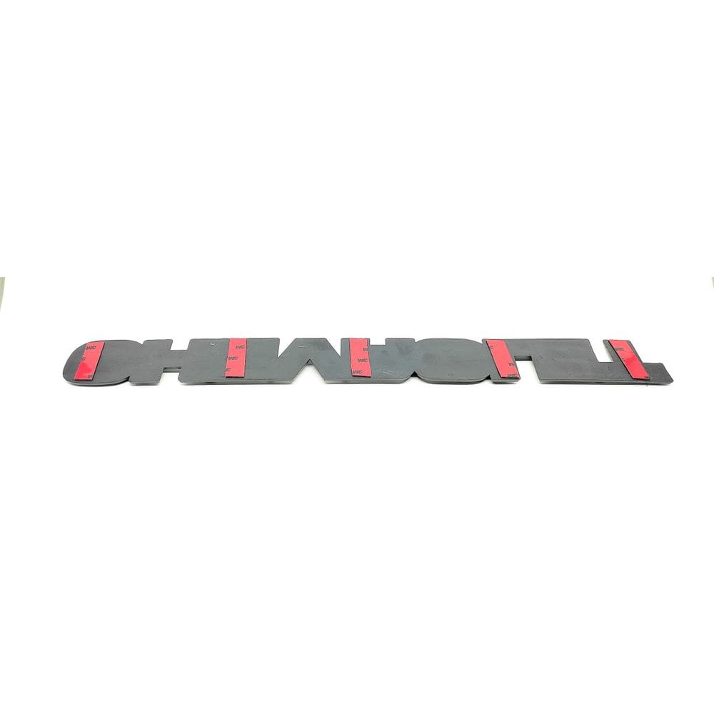 Emblema Tampa Traseira Chevrolet D20 A20 C20 1985/... Cinza