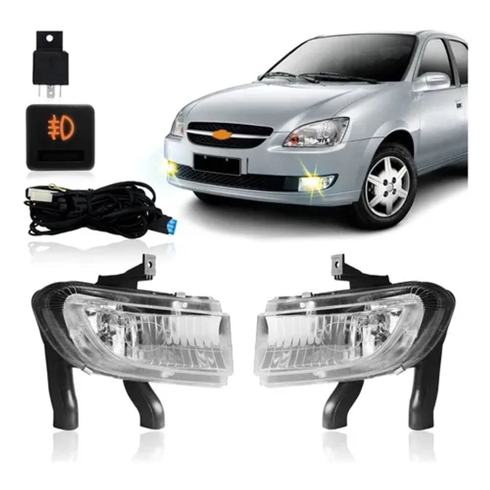 Kit Farol Milha Neblina Auxiliar Classic 2011 2012 2013 2014 2015