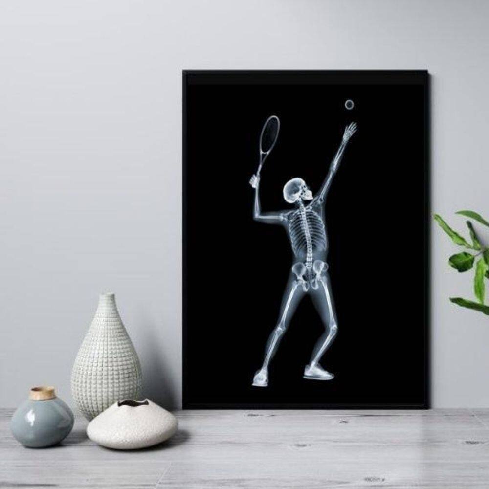 Quadro Decorativo Esporte Tênis 24X18Cm