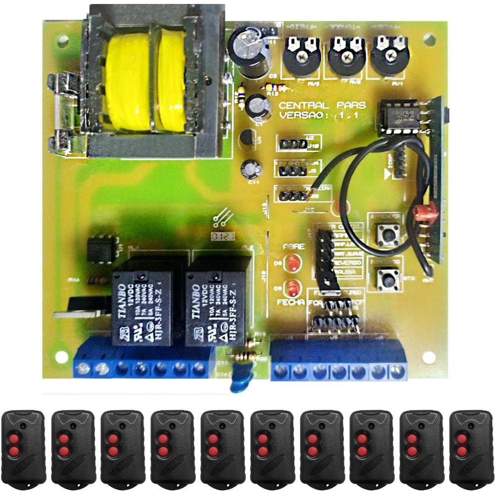 Kit 1 Central De Comando Pars + 10 Ctrls Code Learning 5103
