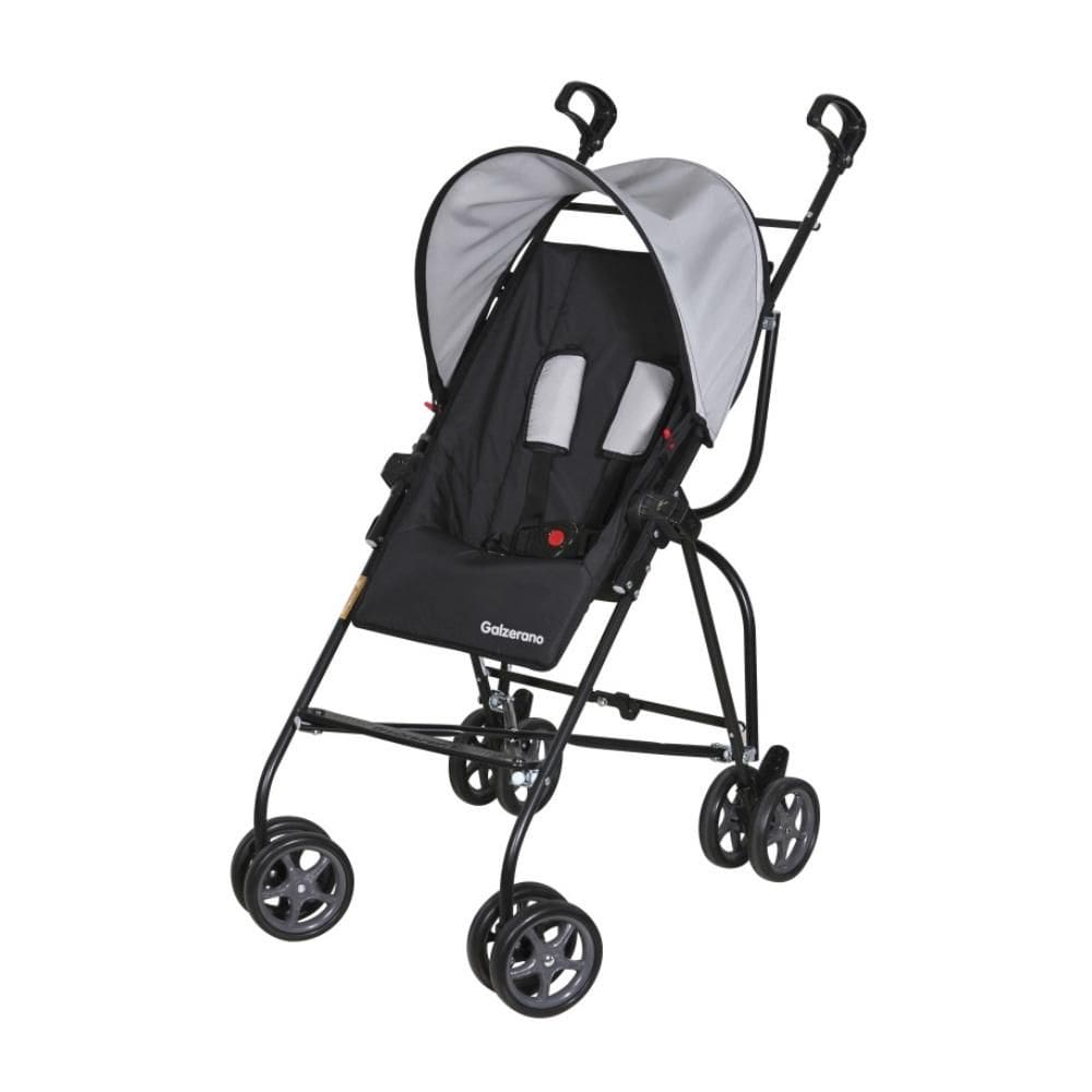 Carrinho Bebê Galzerano Capri para Passeio Cor Preto Cinza