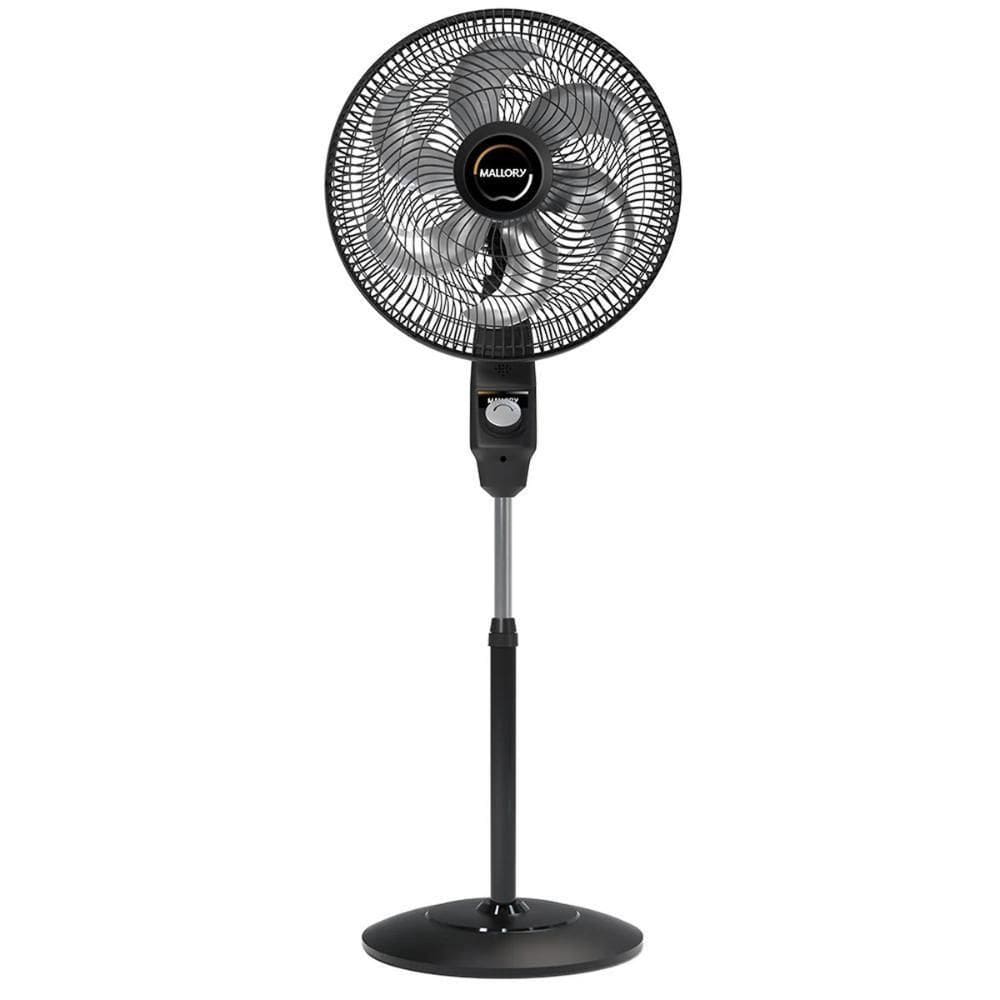 Ventilador De Coluna Mallory éolo 40cm Preto E Grafite 110V