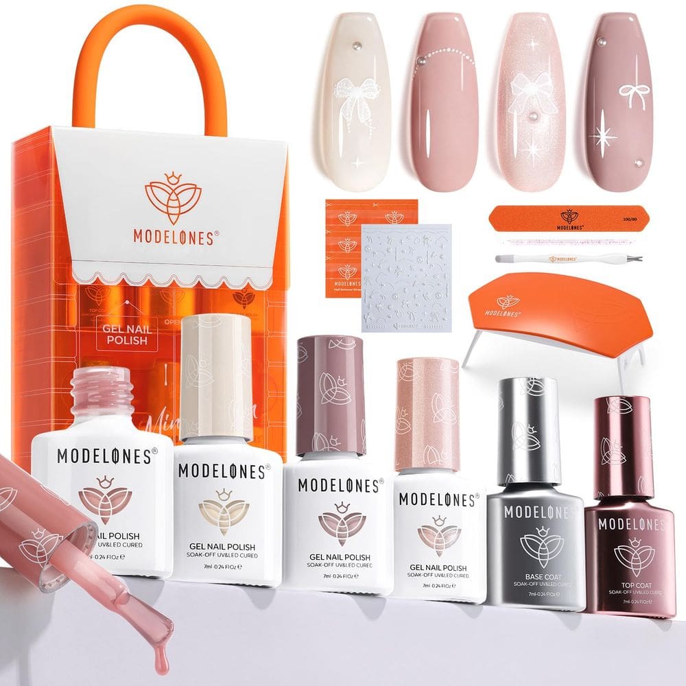 Kit de esmalte de gel modelones Kit de esmalte de gel com luz U V