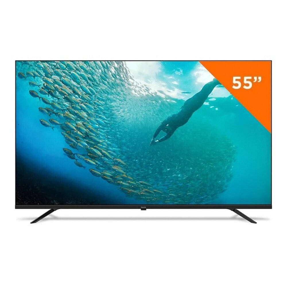 Smart TV Philips 55 polegadas 4K com UHD, LED, 55PUG7019/78
