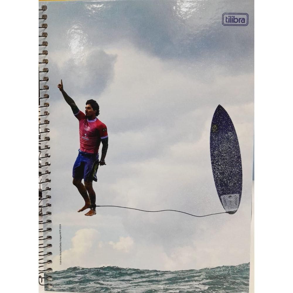 Caderno Univ 80 Folhas Gabriel Medina - Tilibra