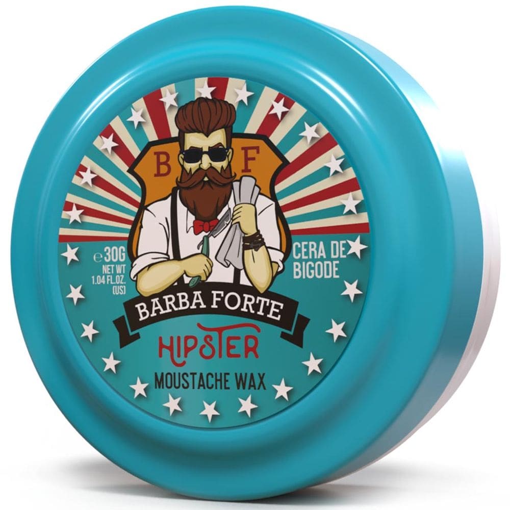 Cera de Bigode Hipster Moustache Wax 30g Barba Forte