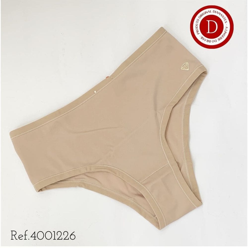 Calcinha Modeladora Alta Lisa Diamantes Lingerie