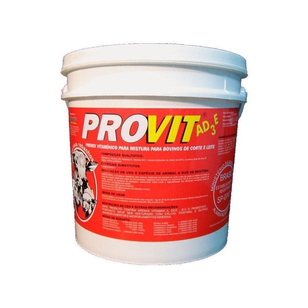 Ourophós Provit Ade + B12 - 3 X Mais Forte 10 Kg