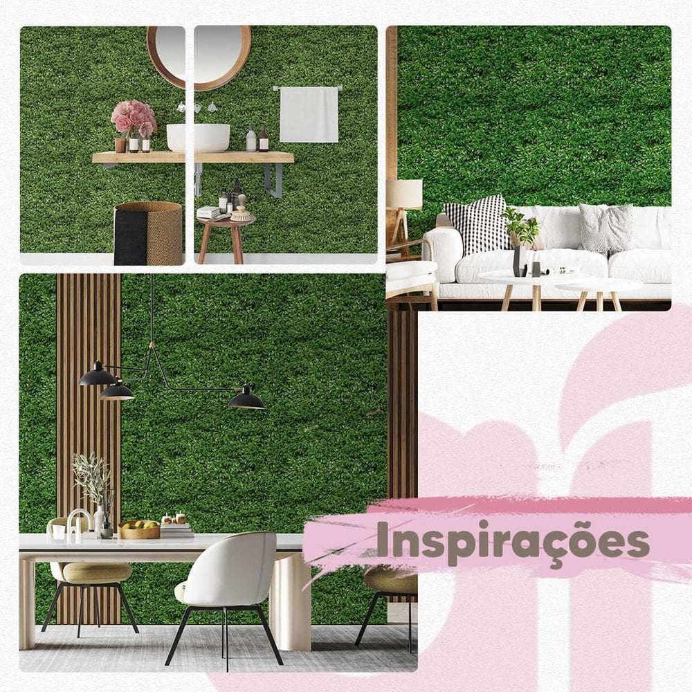Papel De Parede Adesivo Folhagem Hera Verde Lavável 3M