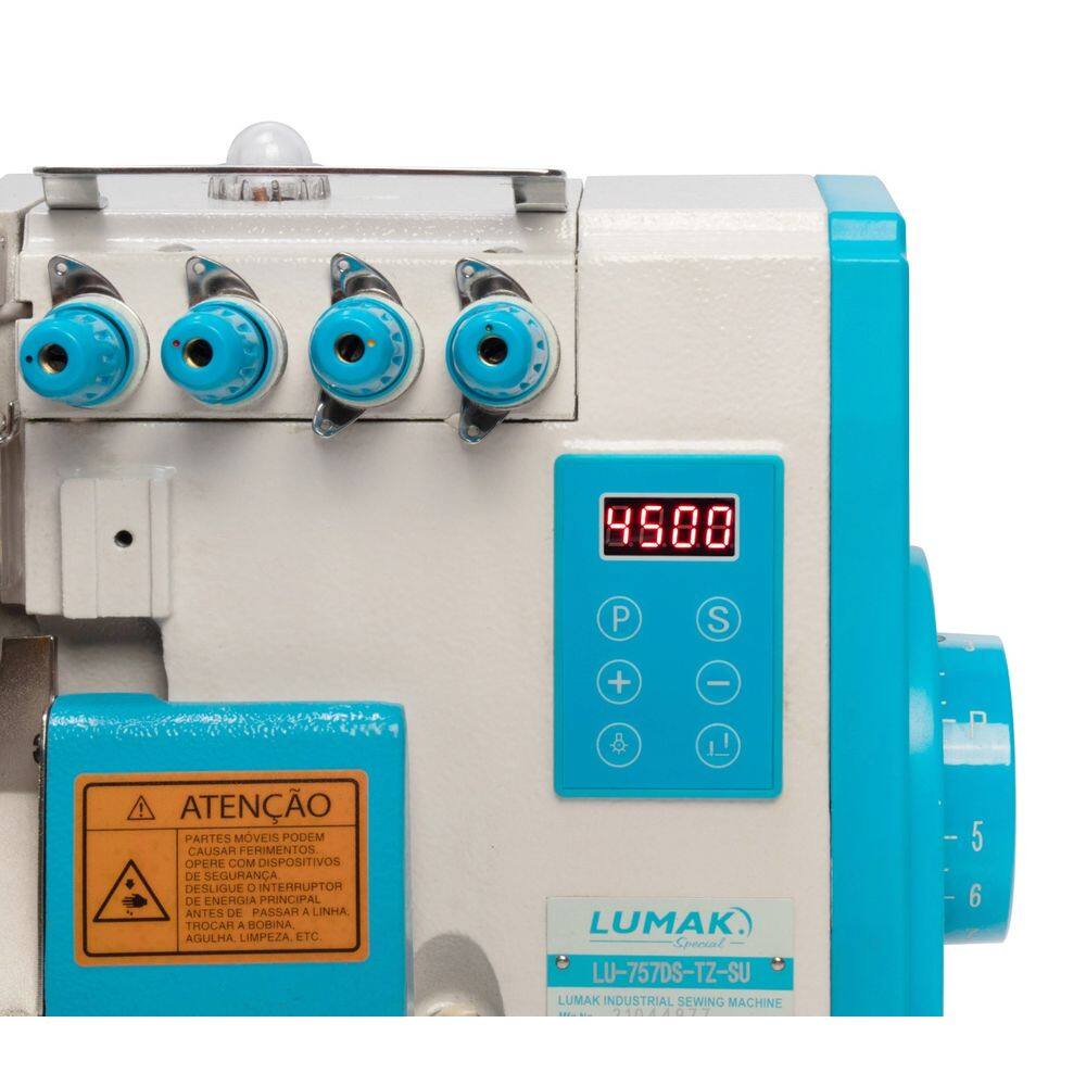 Pespontadeira Fixa Direct Drive 2Agulhas-Lançadeira Grande-