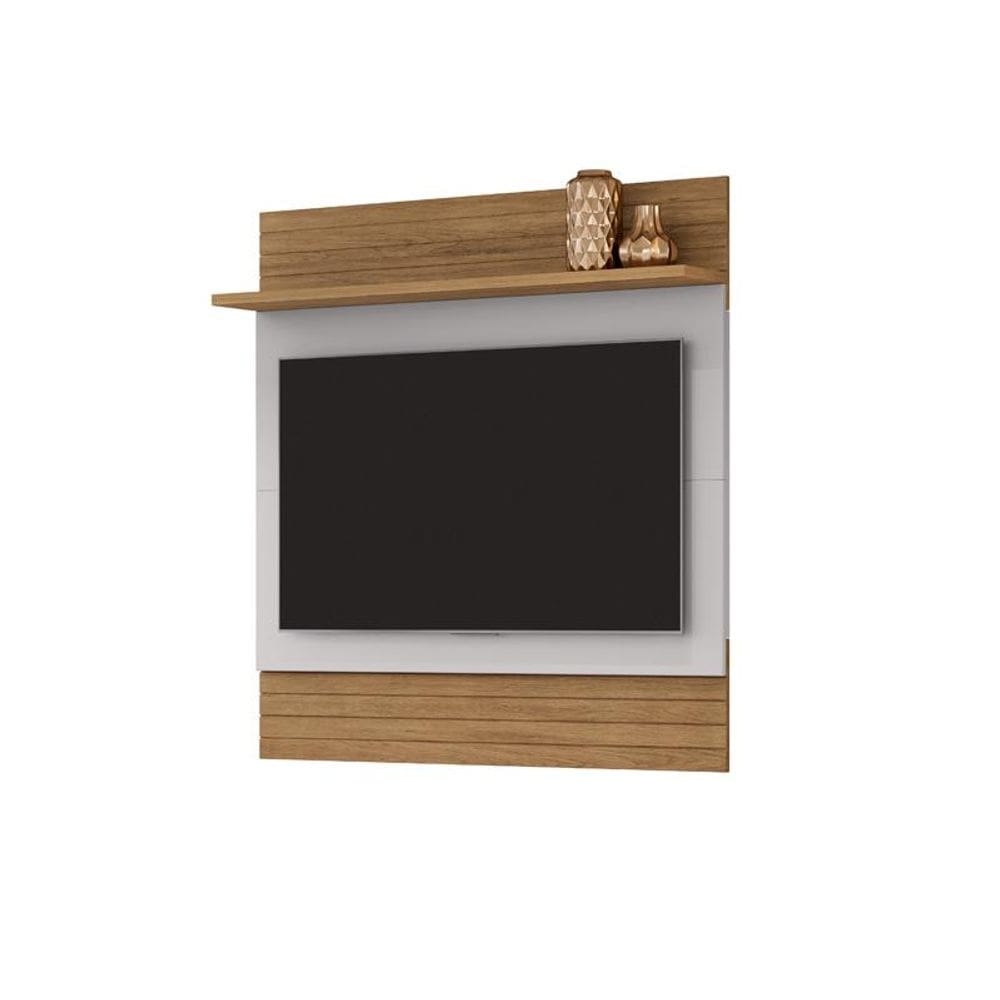 Painel Angra Para Tv de 50" Cinamomo/Off-White - Bechara