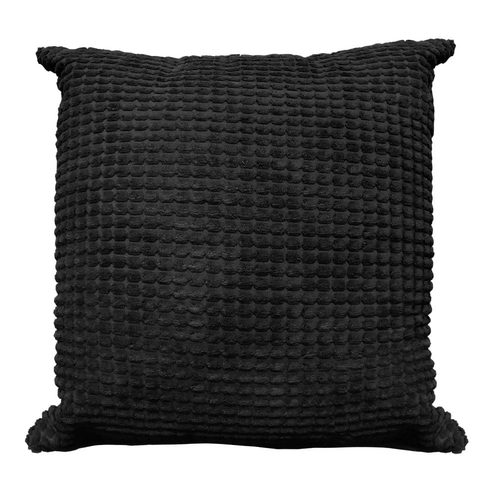 Almofada Macia Decorativa Aveludada Linhas Quadradas 45x45