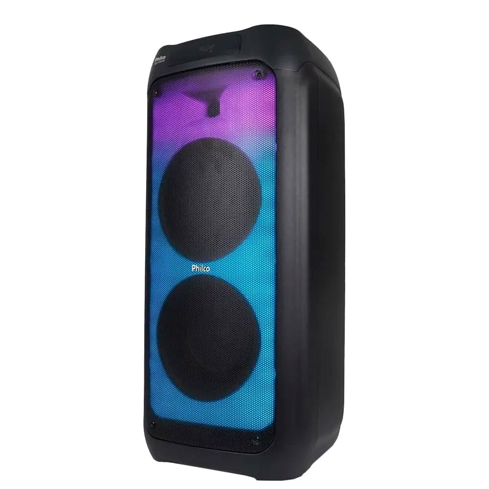 Caixa de Som Portátil Amplificadada Philco PCX10100 Full Led - 1500w