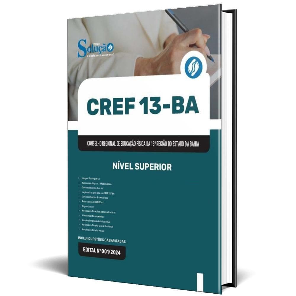 Apostila Cref 13 Ba 2025 - Nível Superior
