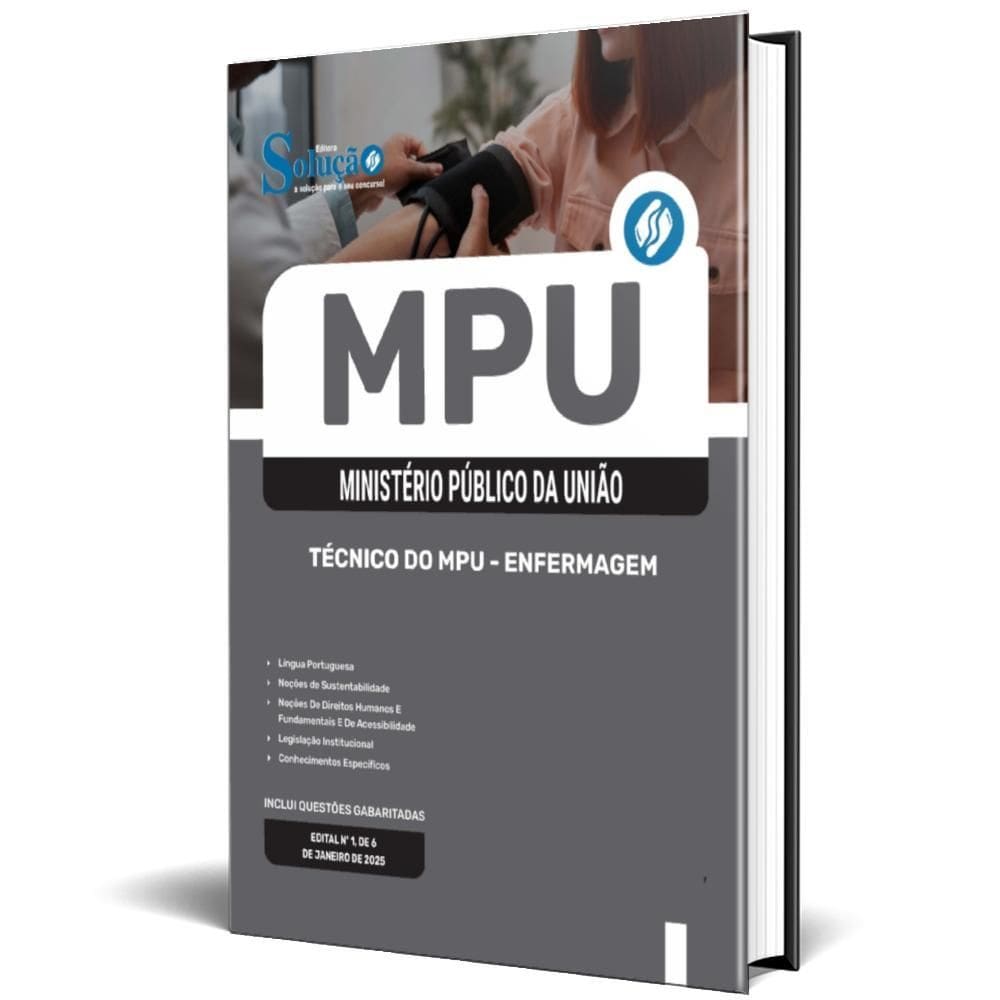 Apostila Mpu 2025 - Técnico Do Mpu - Enfermagem