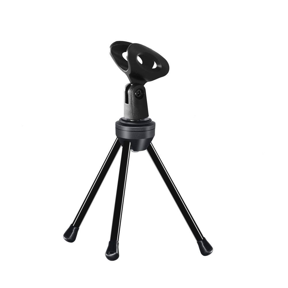 Suporte para microfone de mesa Tripé dobrável SUUNTOK com clipe de microfone