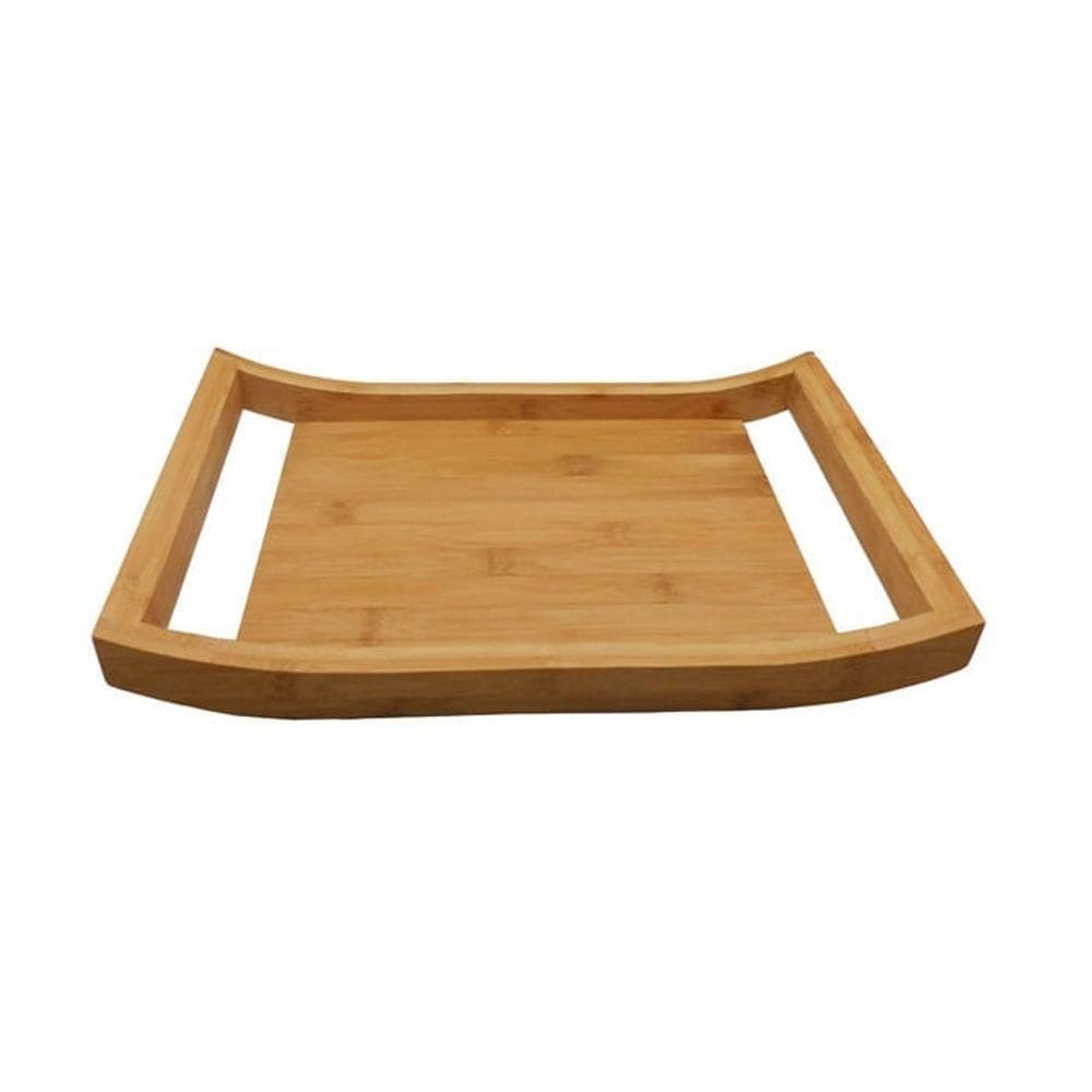 Bandeja Com Alça Em Bambu 35x24,5x5cm Kenya