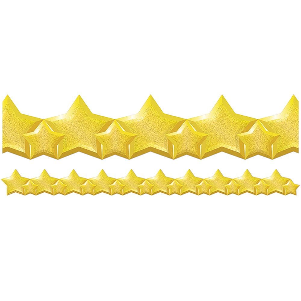 Quadro de avisos da sala de aula Trim Eureka Stars 3,25 cm x 11 m