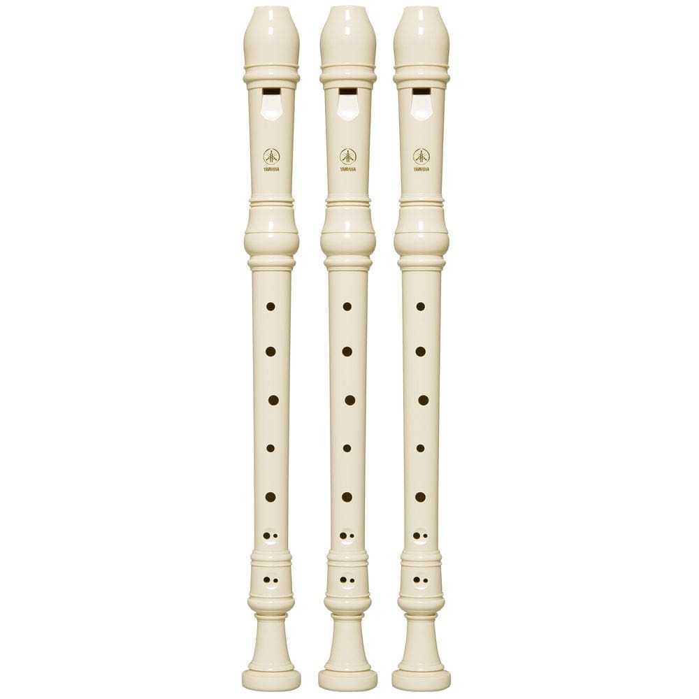 Kit 3 Flautas Doce Contralto Barroca Em F YRA-28BIII Yamaha