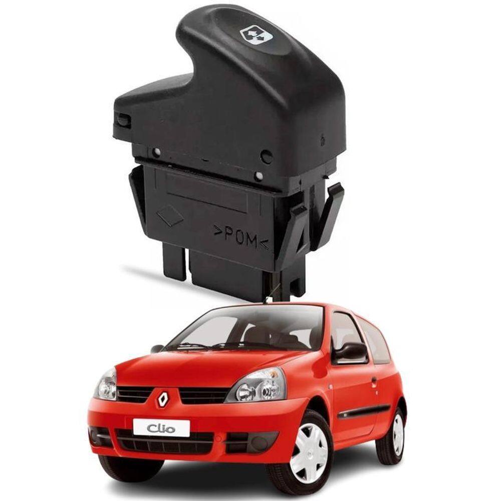 Interruptor Vidro Elét Clio Todos 6 Terminais Ambos Lados