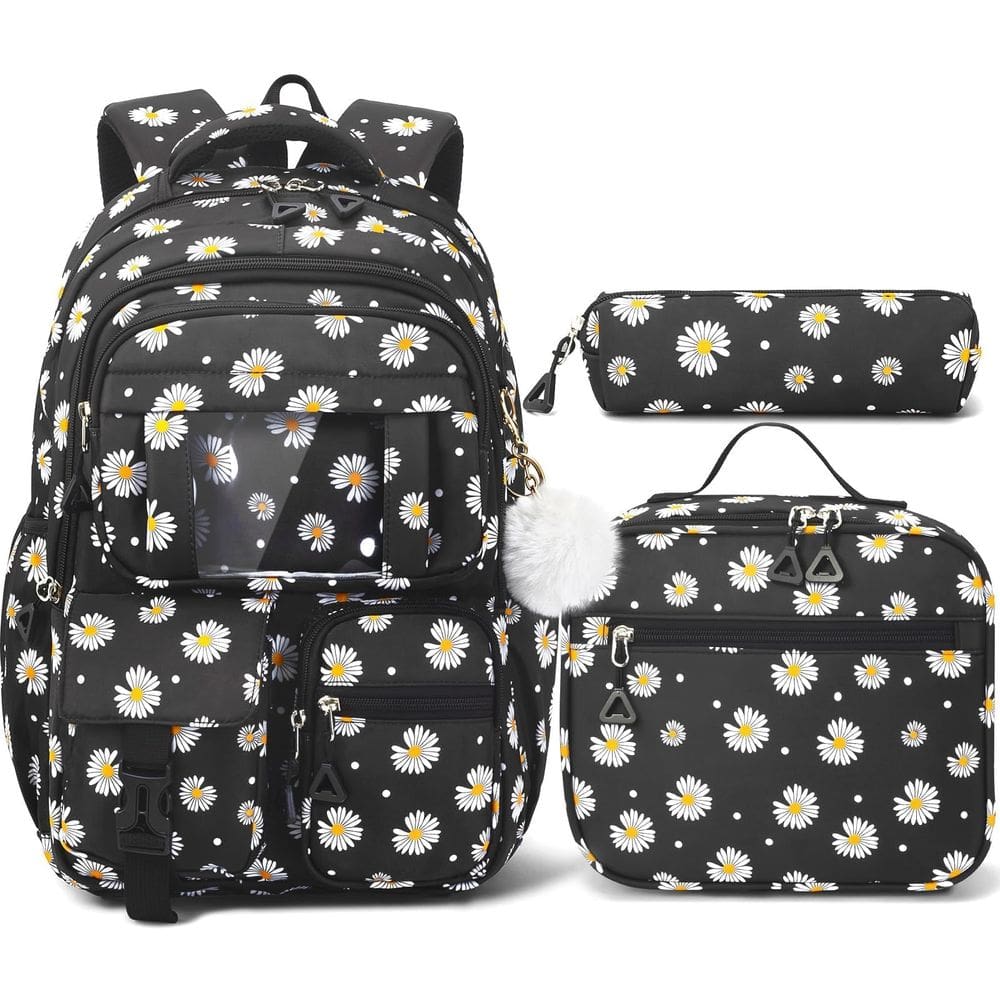 Mochila Fimibuke impermeável para crianças com lancheira e estojo de lápis