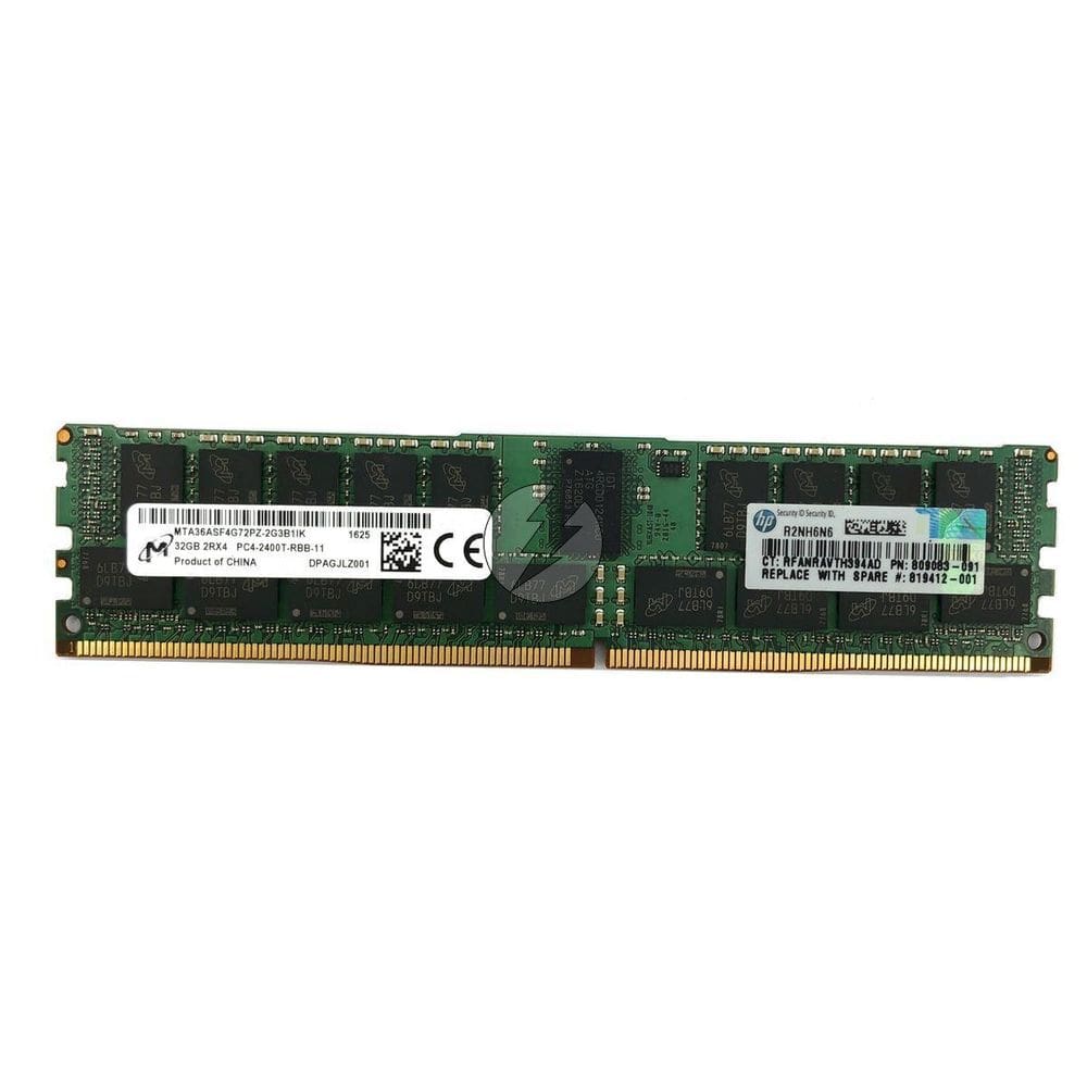 Memória Ddr4 Micron Mta36Asf4G72Pz-2G3B1 32Gb 2400 Ecc Rdimm