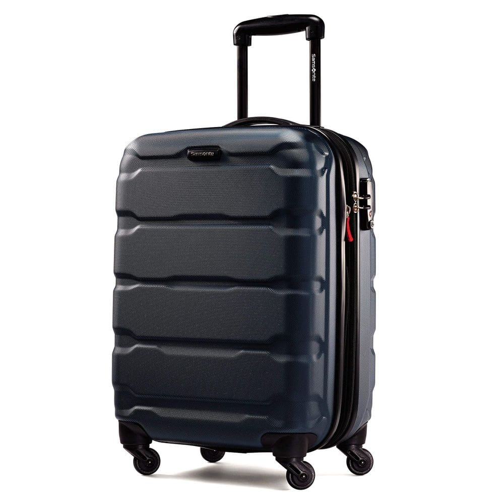 Bagagem Samsonite Omni PC Hardside Expansível de 24 Polegadas Azul Marinho