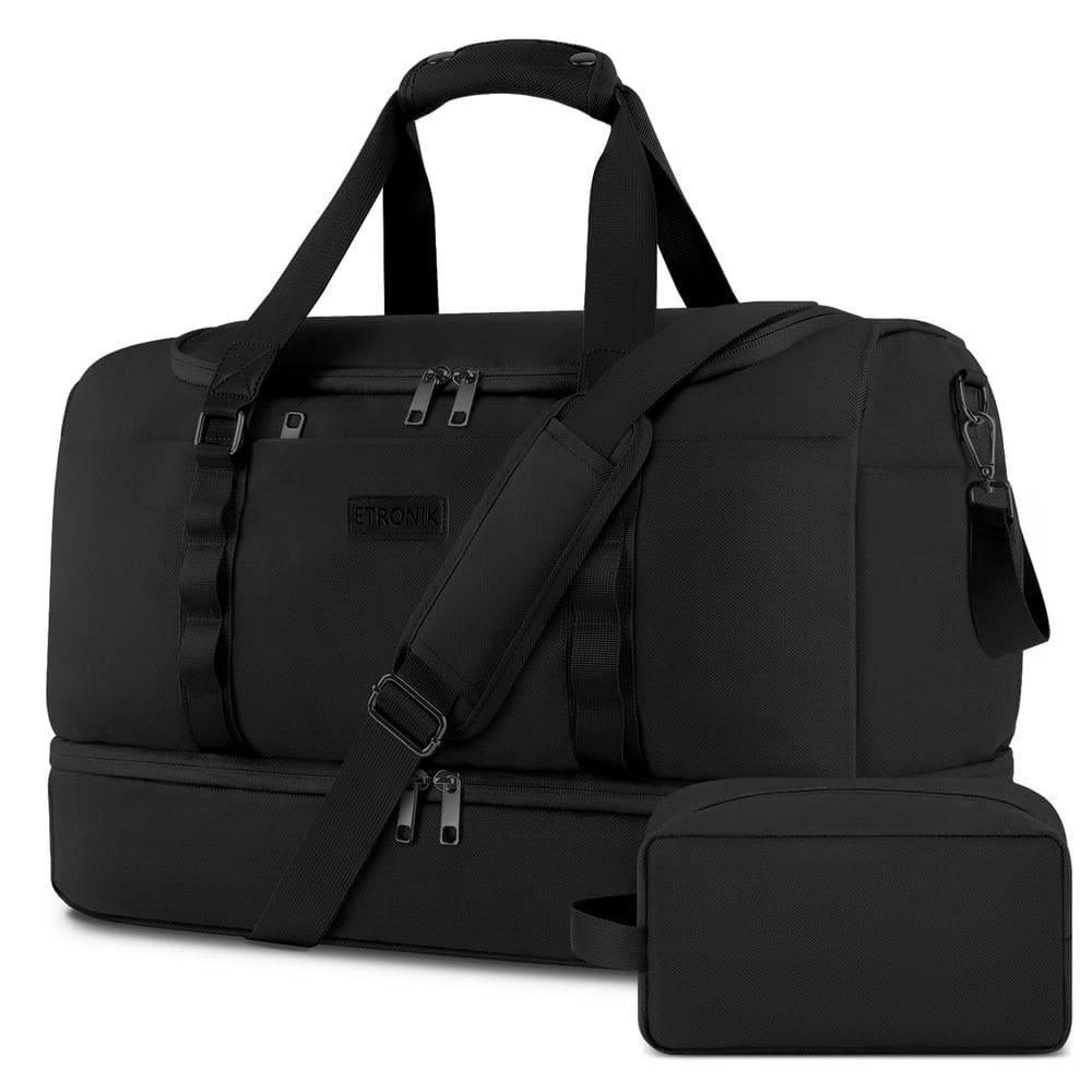 Mochila ETRONIK, bolsa de ginástica para homens e mulheres, com compartimento para sapatos, 55L