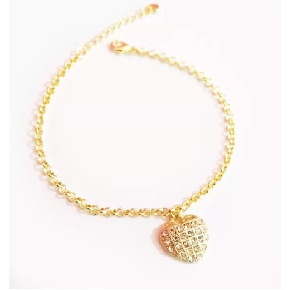 Pulseira Lembrancinha Madrinha Amor Folheado a Ouro 18k